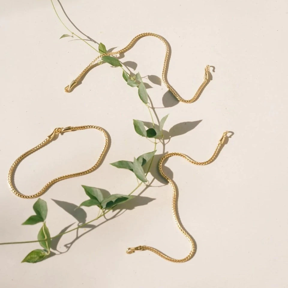 Brass Foxtail Bracelet