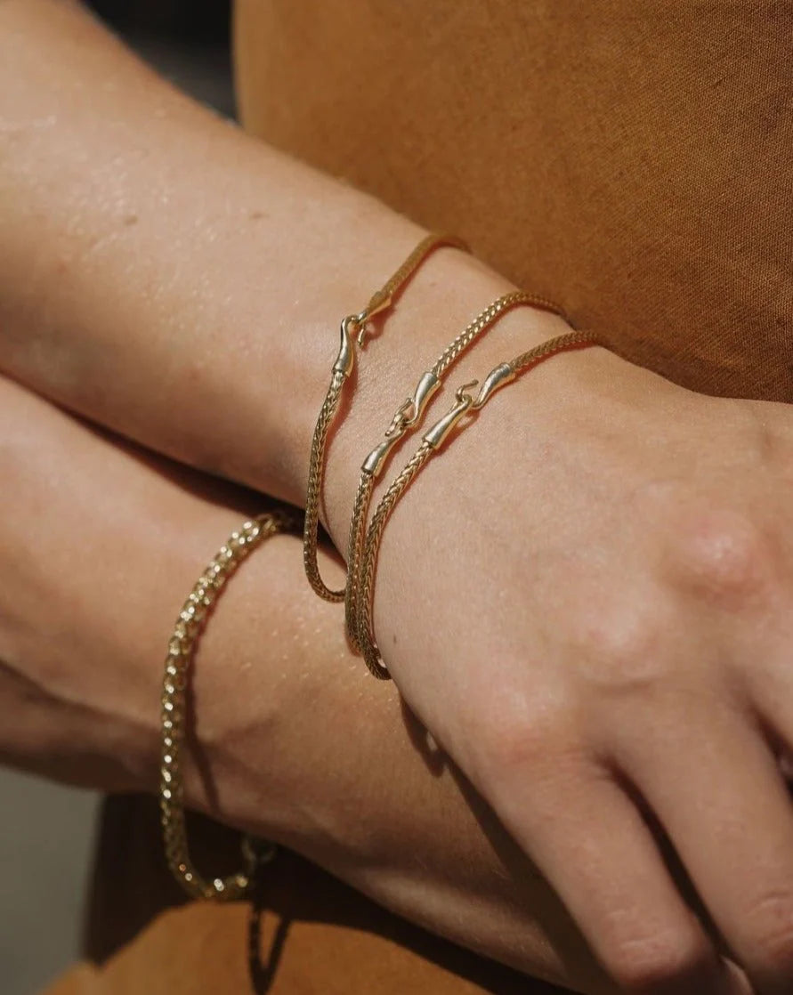 Brass Foxtail Bracelet