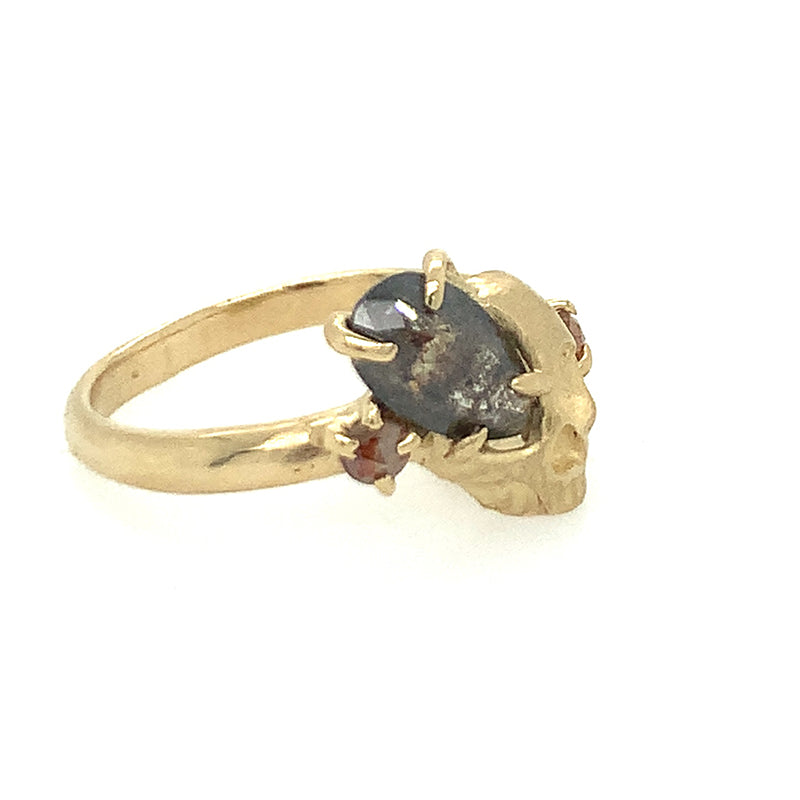 Fragmented Memories Skull Ring