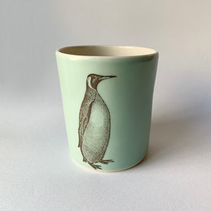 12oz Porcelain Animal Tumbler (Penguin)