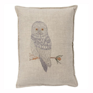 Grey Owl Pillow