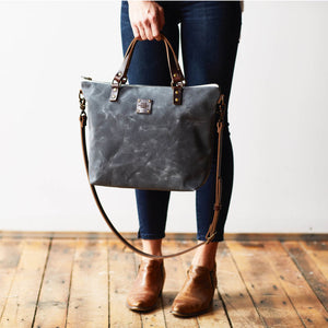 The Crossbody Day Bag - Ash Grey - KESTREL