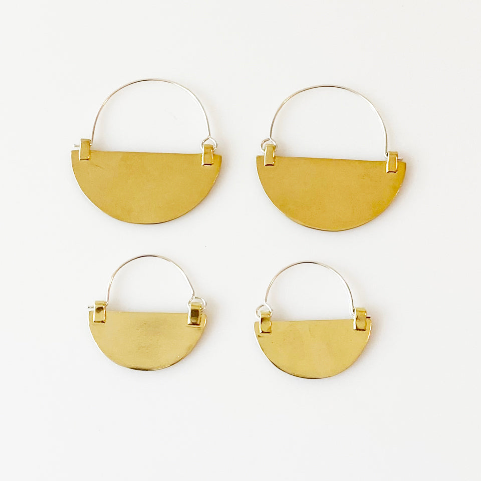 Satomi Half Round Hoop