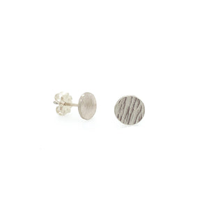 Hammered Circle SS Studs