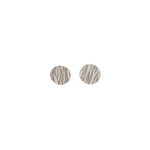 Hammered Circle SS Studs