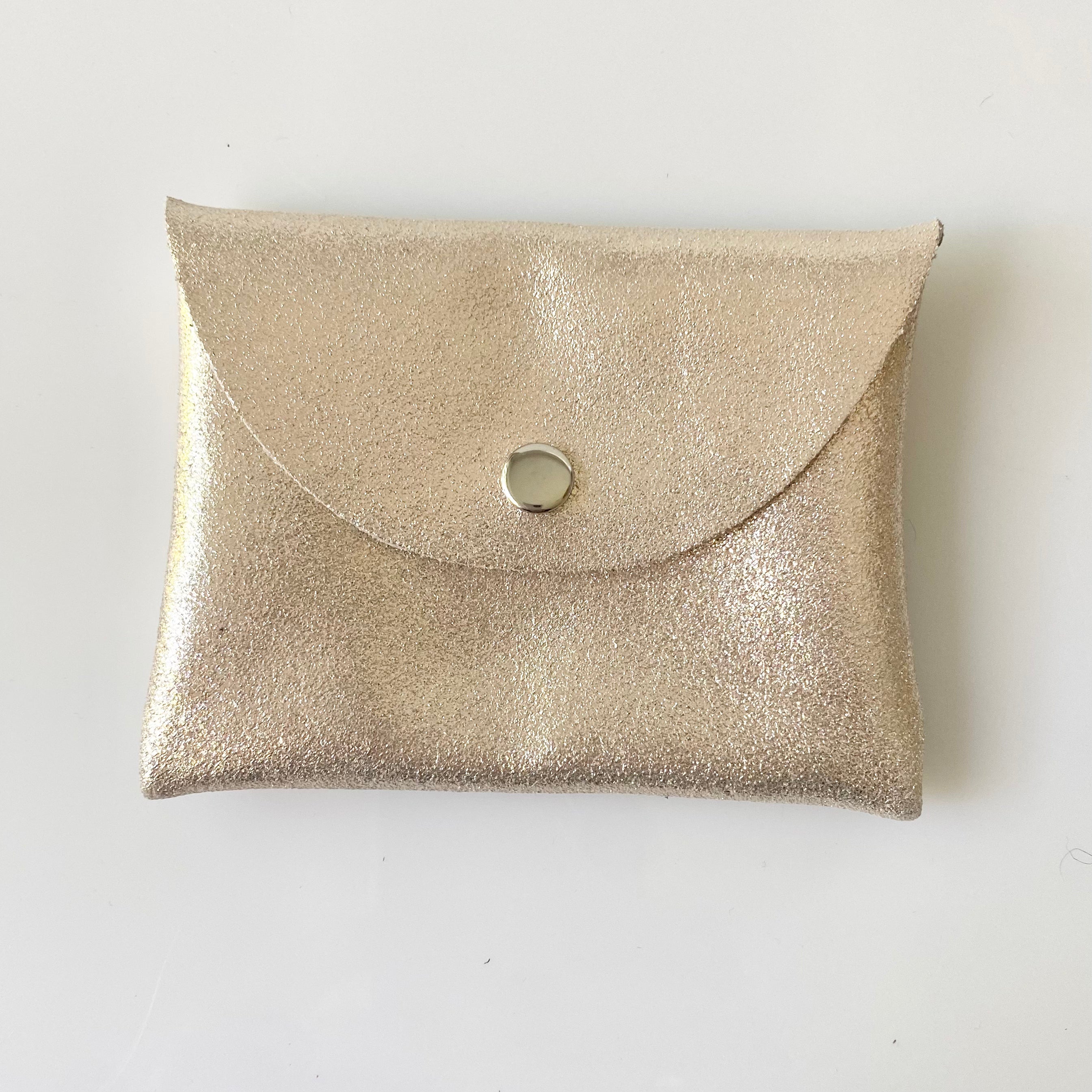 Medium Leather Snap Pouch