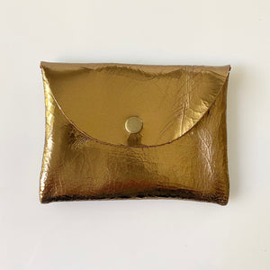 Medium Leather Snap Pouch