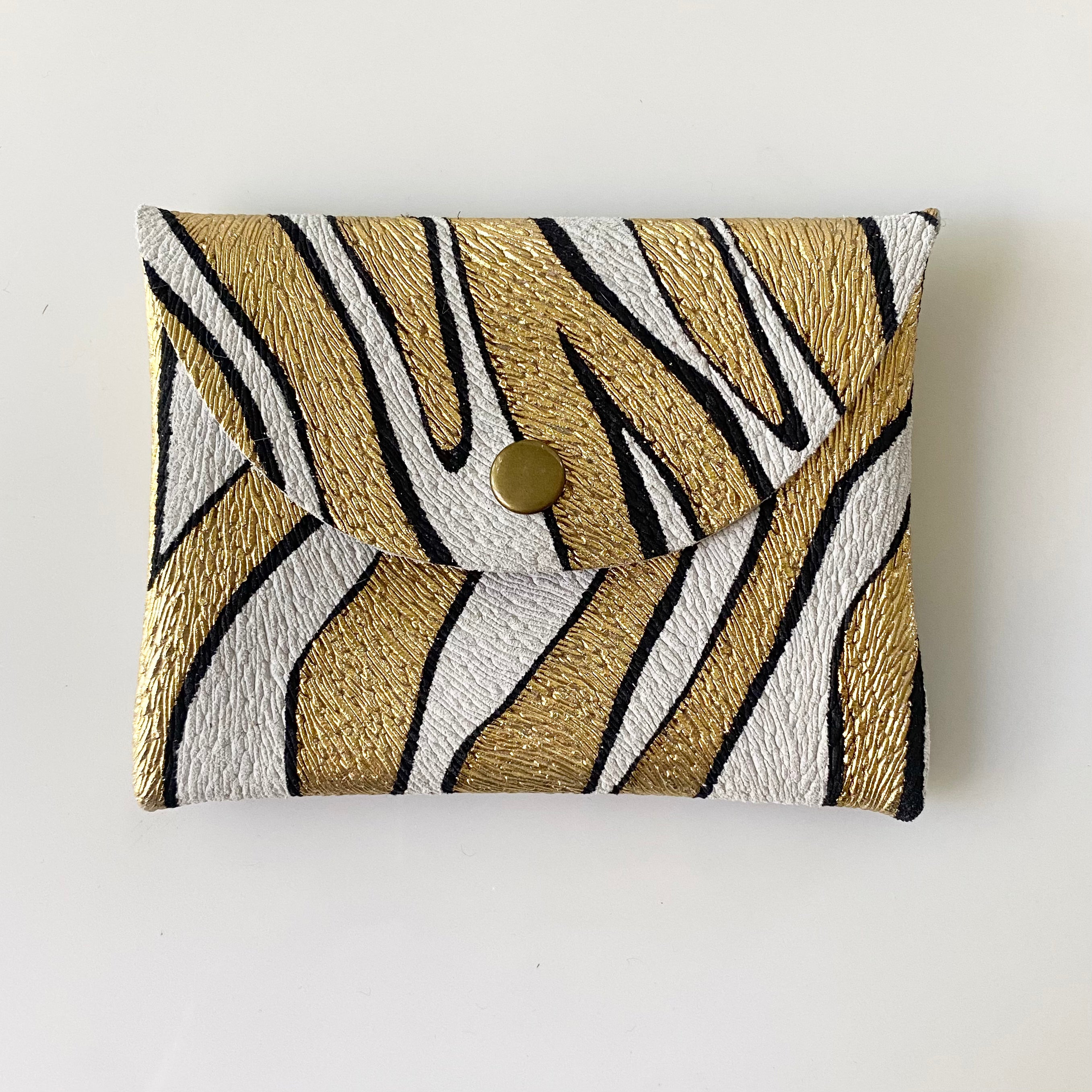 Medium Leather Snap Pouch