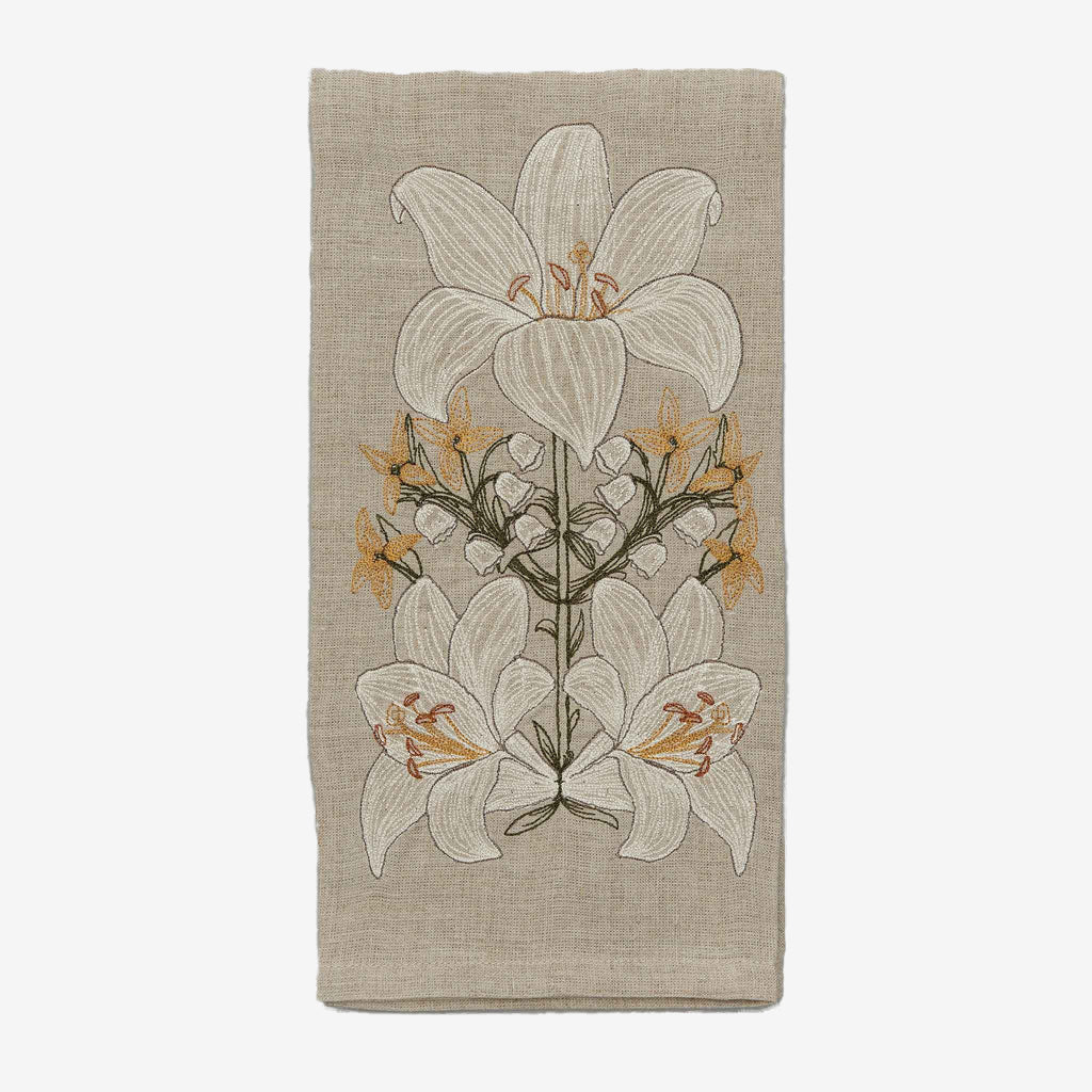 Lily Bouquet Tea Towel