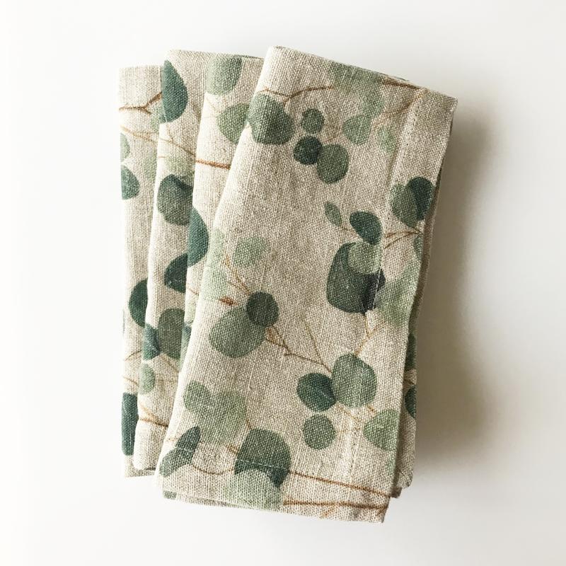 Linen Napkins - Set/2 - Eucalyptus