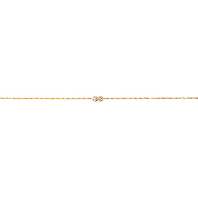14k Lovebirds Diamond Bracelet - KESTREL