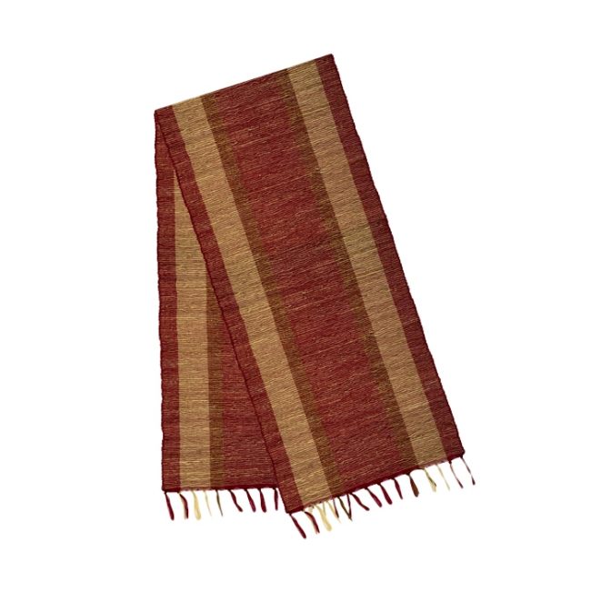 Vetiver Table Runner (Marsala Bronze) - KESTREL
