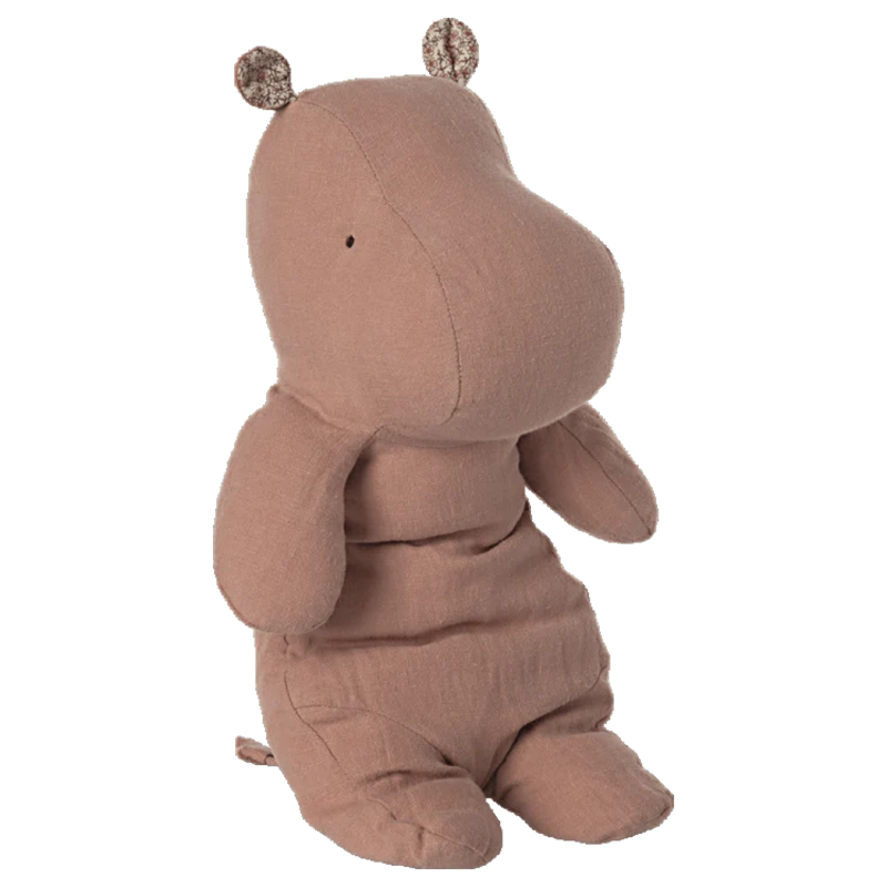 Medium Stuffed Hippo - Rose - KESTREL