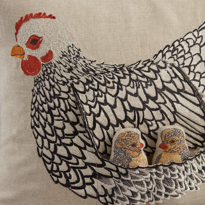 Mother Hen Pocket Pillow