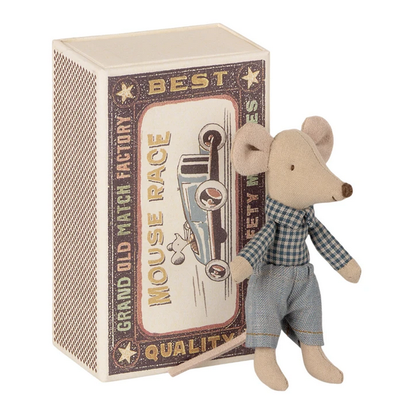 Little Brother Mouse in Matchbox
