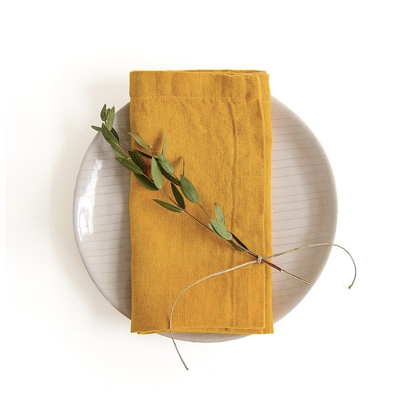 Linen Napkins - Set/2 - Mustard
