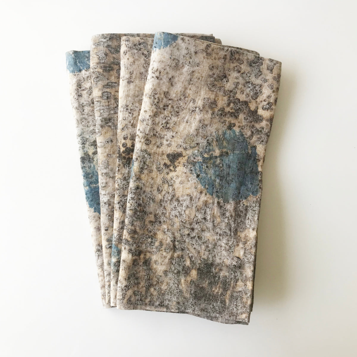 Pomegranate Peel + Indigo Dye Napkins - Set of 4 - KESTREL