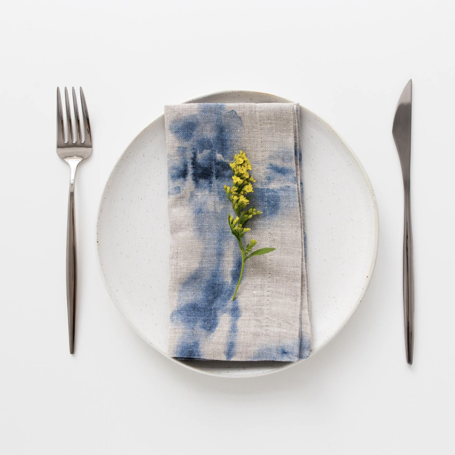 Linen Napkins - Set/2 - Tie Dye Blue