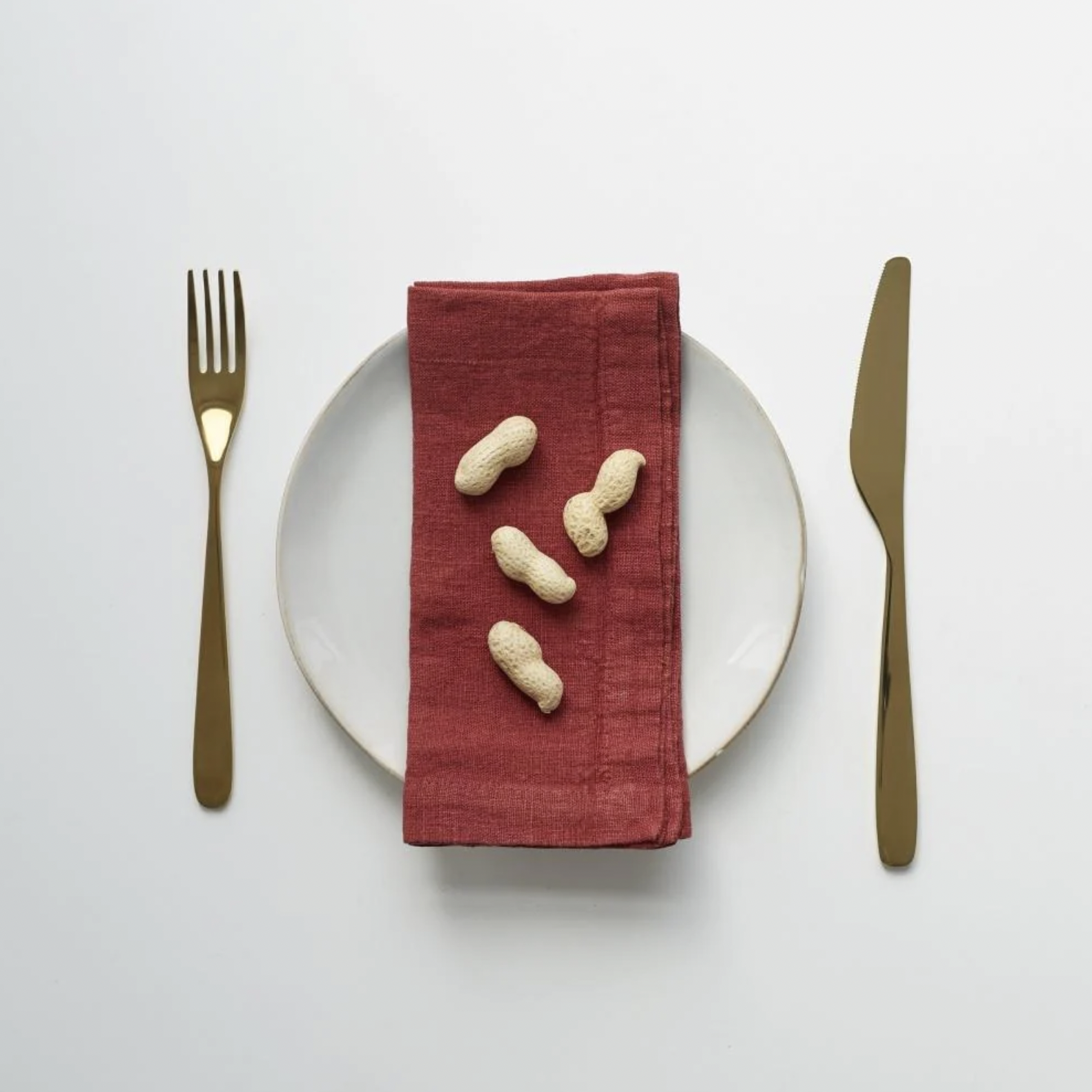 Linen Napkins - Set/2 - Red Pear