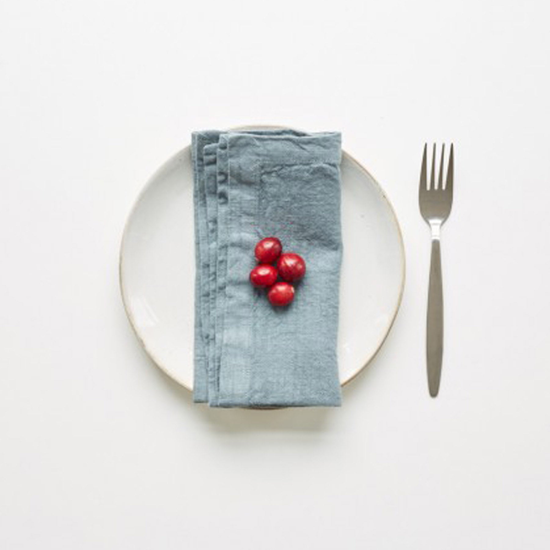 Linen Napkins - Set/2 - Blue Fog - KESTREL
