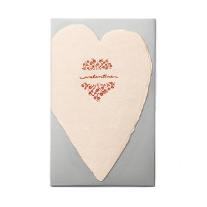 Handmade Paper Valentine Card