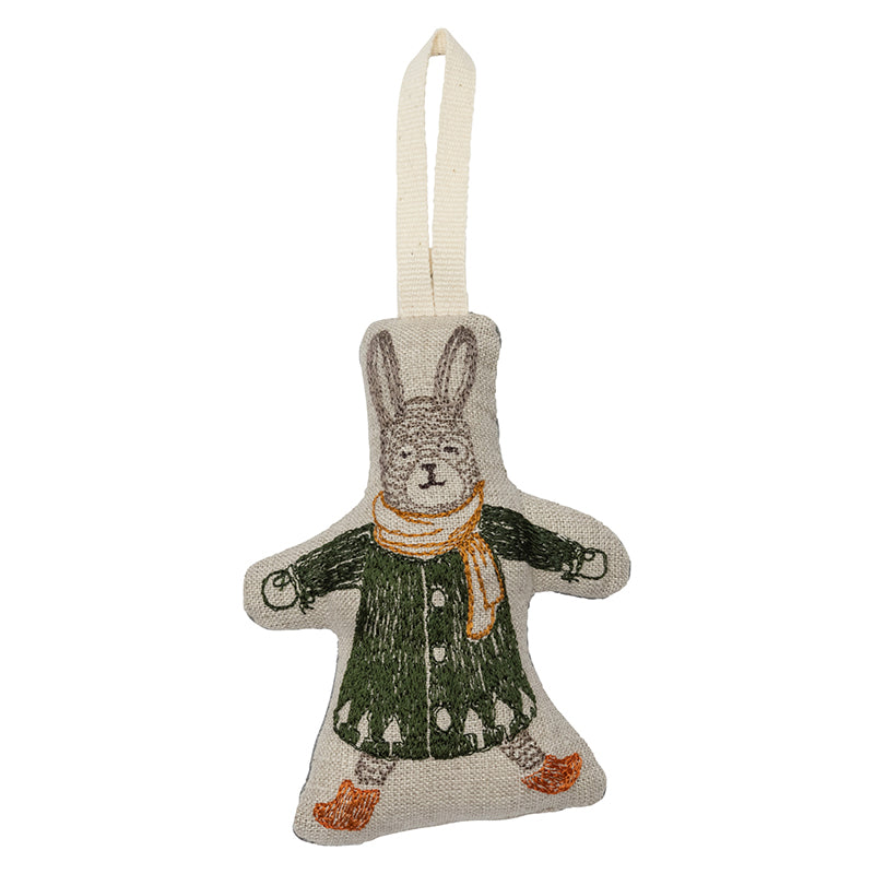 Snow Angel Bunny Ornament