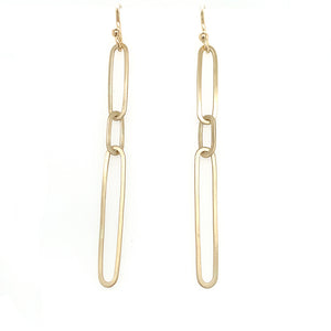 Ovalong Chain Earrings