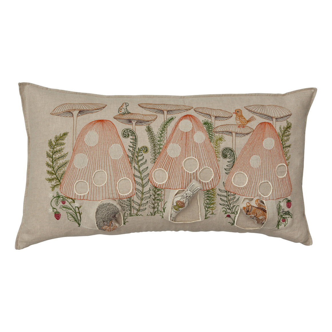 Mushroom Forest Pocket Pillow
