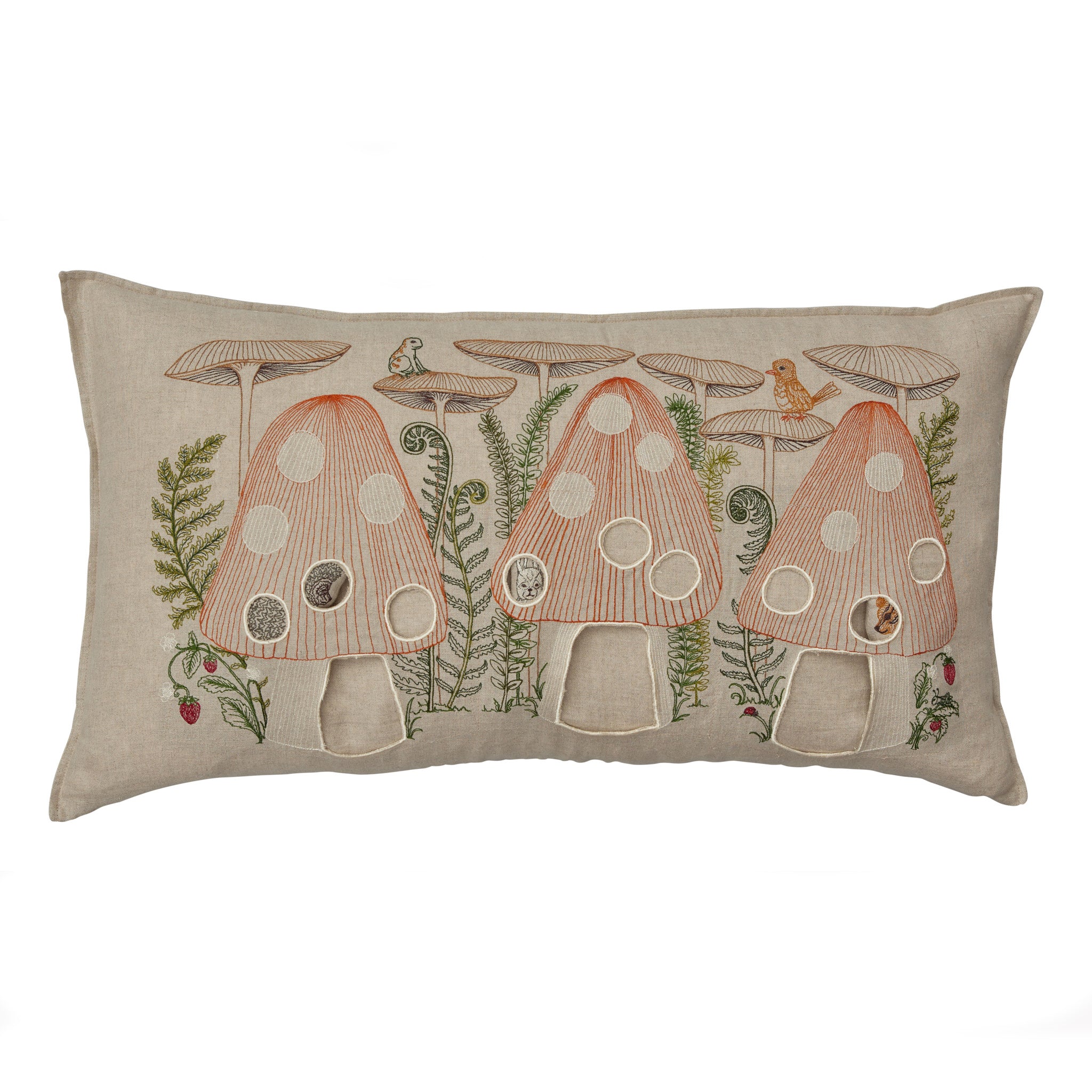 Mushroom Forest Pocket Pillow