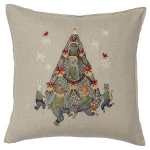Rocking Christmas Tree Pocket Pillow