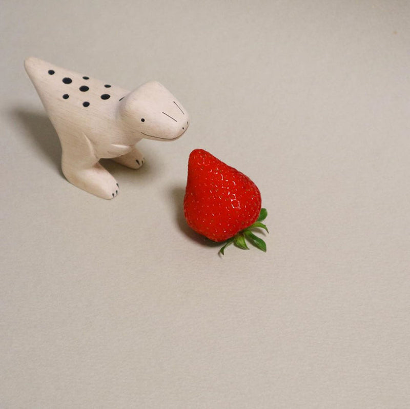 Tiny Wooden Dino Velociraptor