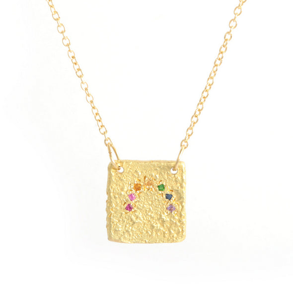 18k Rainbow Tesorito Necklace