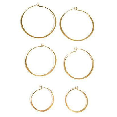 Satomi Round Gold-Fill Hoop - KESTREL