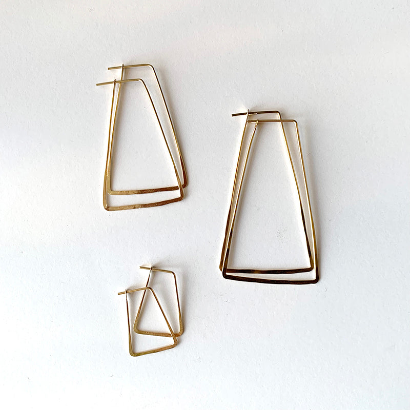 Gold Filled Seam Hoop