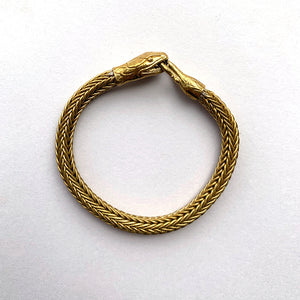 Serpent Bracelet - Brass