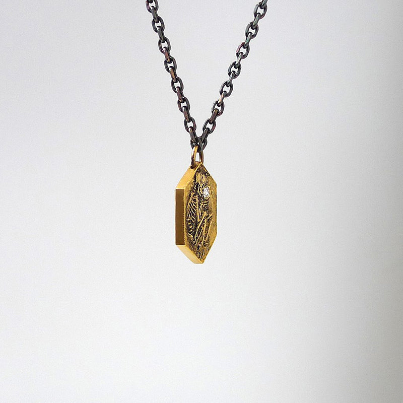 14k Shallow Grave Pendant Necklace