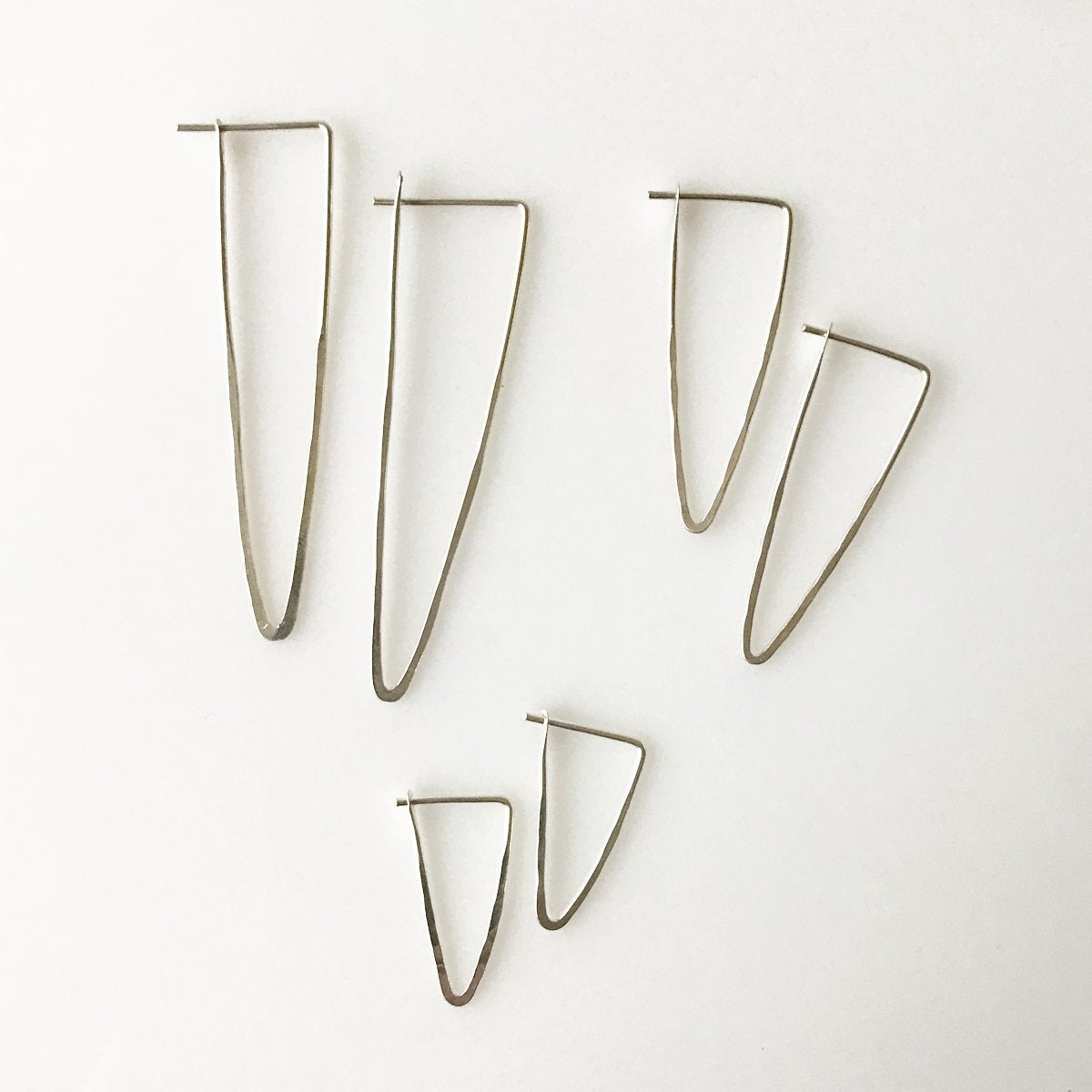 Satomi Peak Sterling Hoop