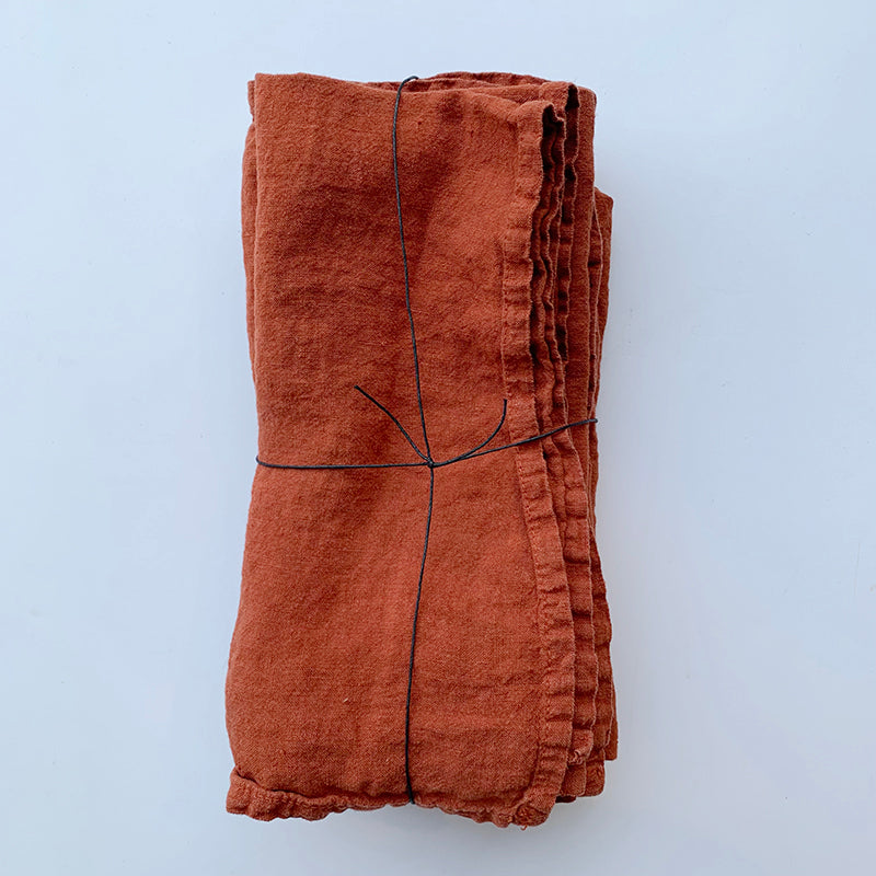 Simple Linen Napkins - Set of 4