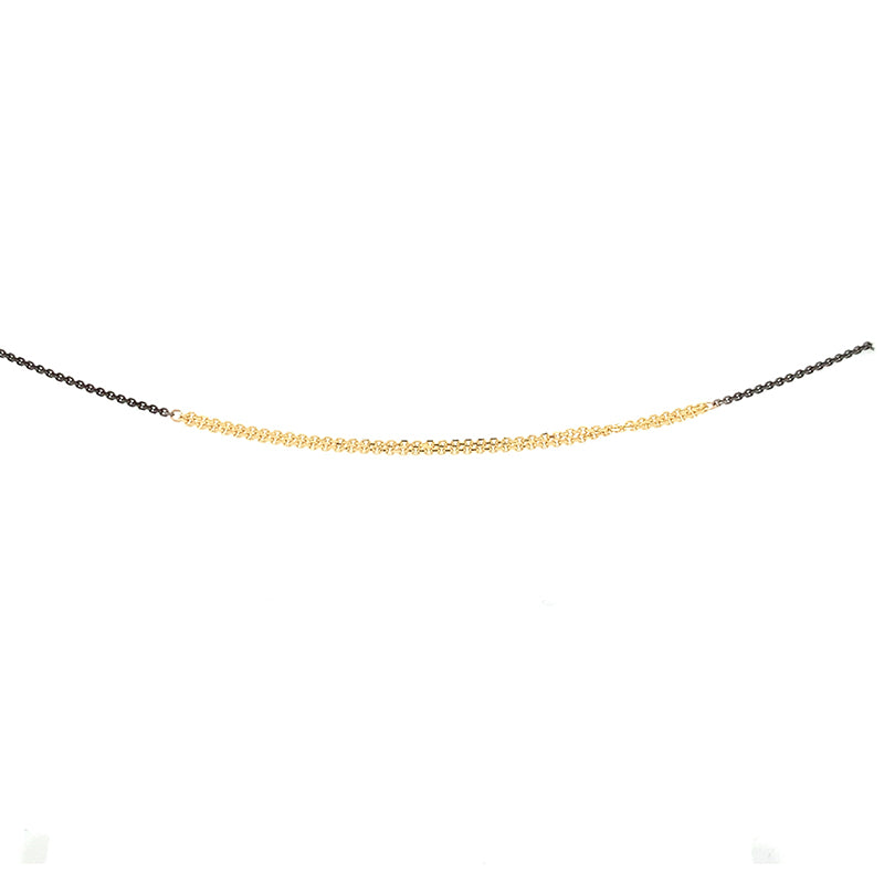 Slinky Rhodium Double Chains Bracelet