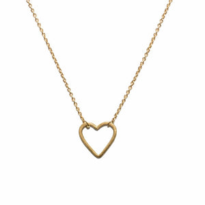 14k Mini Heart Necklace