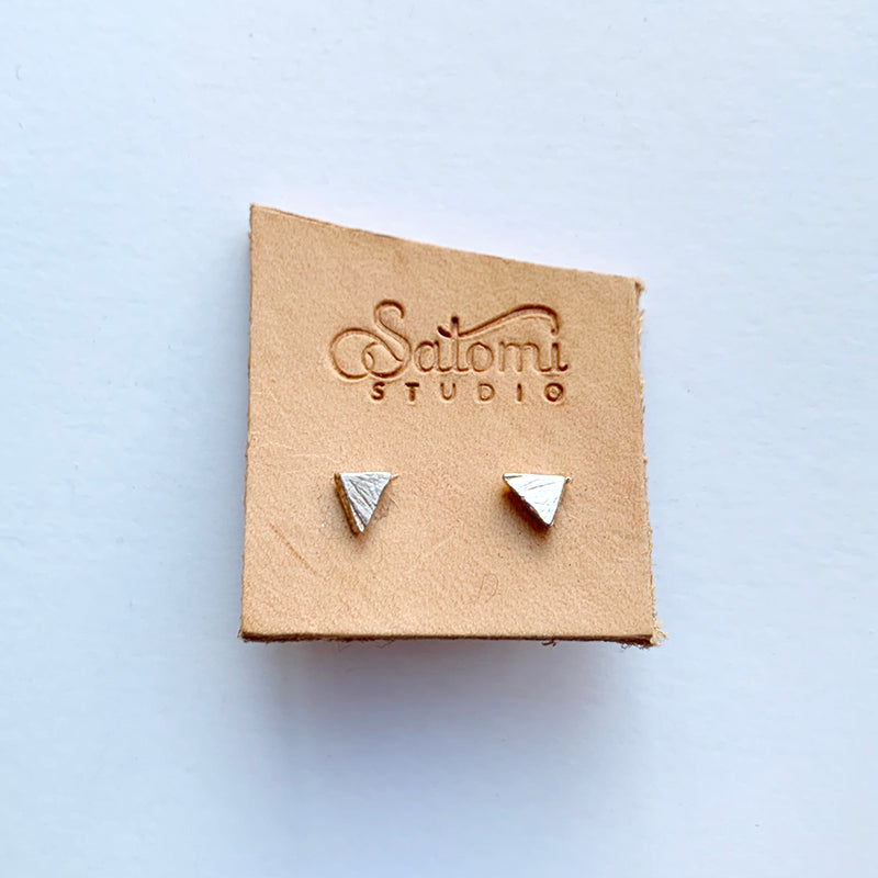 Triangle Studs (Small) - Sterling