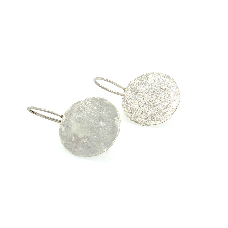 Sterling Coin Dangle Earrings