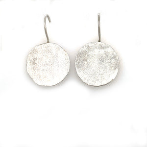 Sterling Coin Dangle Earrings