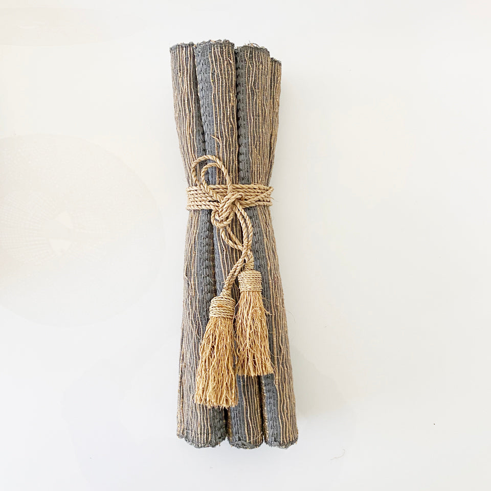 Vetiver Placemat - Storm Blue
