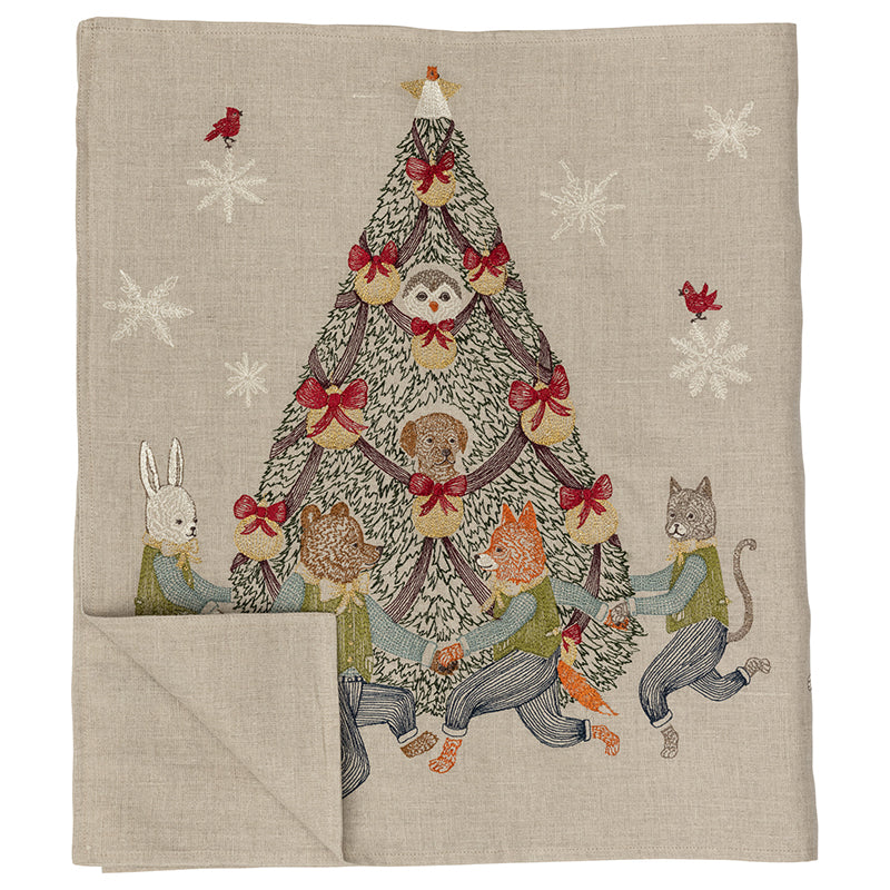 Rocking Christmas Tree Table Runner