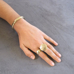 Brass Tahoma Cuff