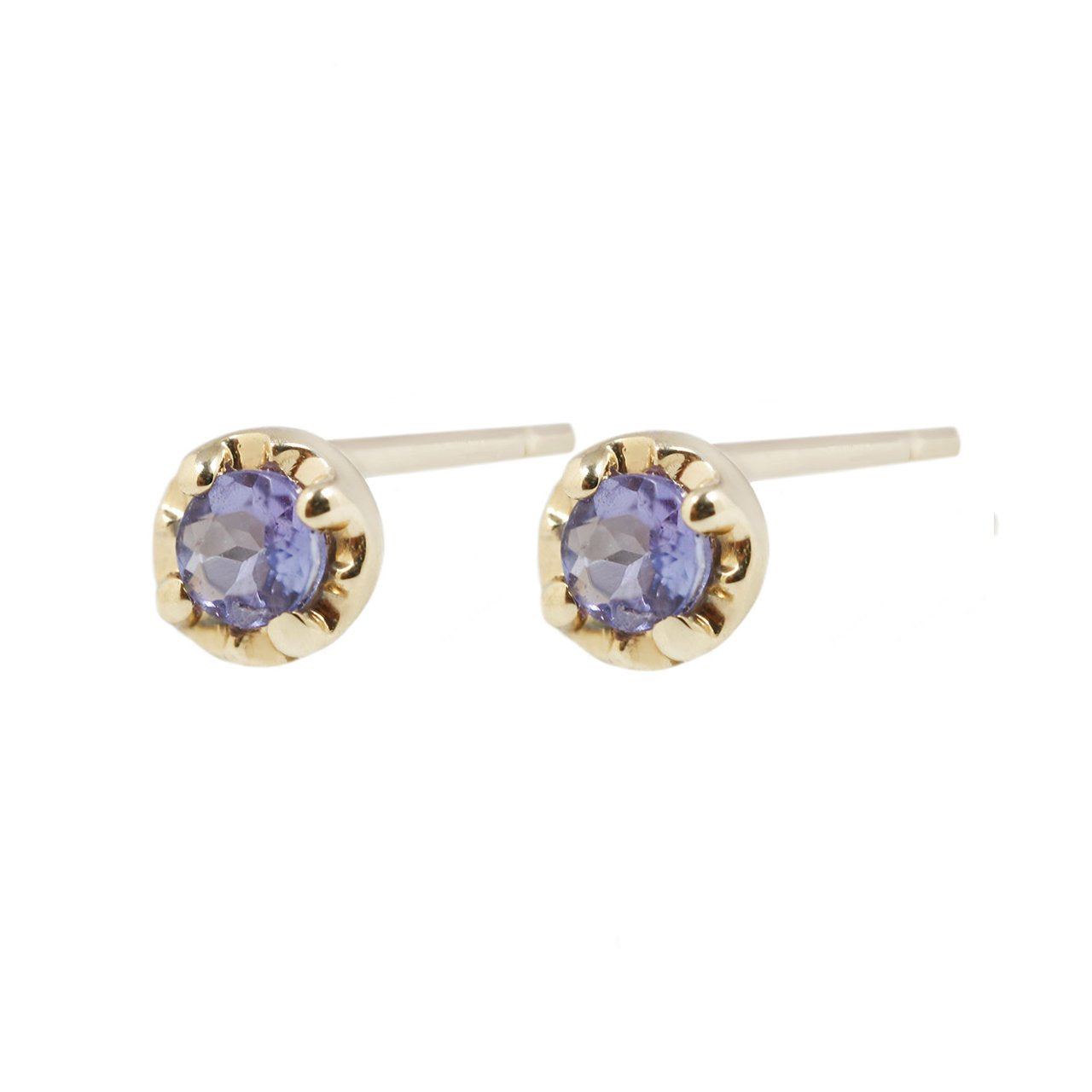 Birthstone Prong Studs