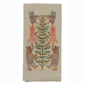 Tinsel Tree Tea Towel - KESTREL