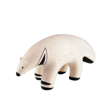 Tiny Wooden Anteater - KESTREL