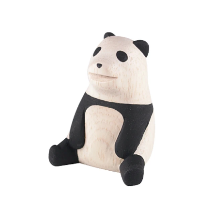 Tiny Wooden Panda - KESTREL